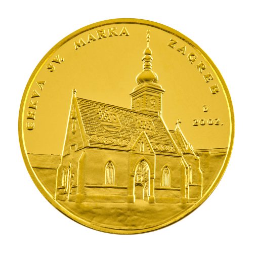 Zlatna medalja "Zagreb - Crkva Sv. Marka"