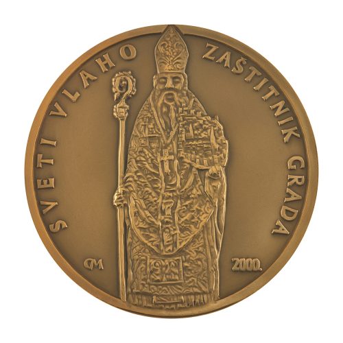 Medalja Dubrovnik - obrada patinirana