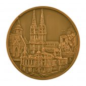 Medalja Zagreb - obrada patinirana