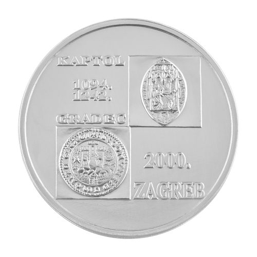 Medalja Zagreb – obrada posrebrena