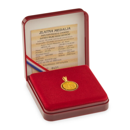 zlatna medalja Papa u Bistrici alkica