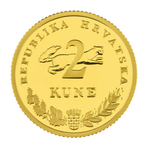 Two kuna gold commemorative coin