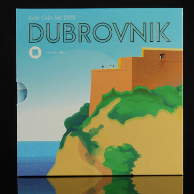 Croatian euro coin set Dubrovnik 2023