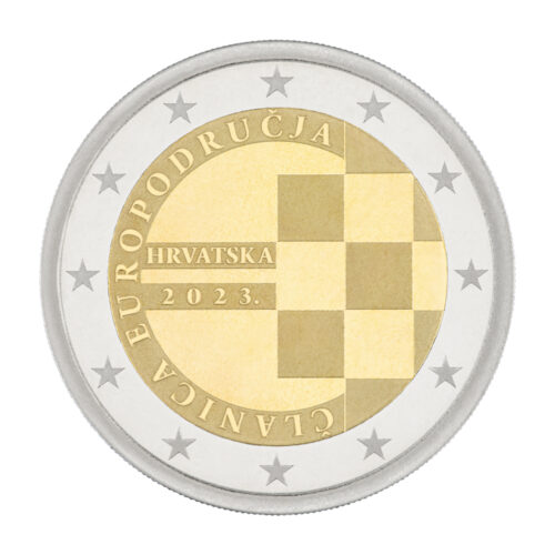 Commemorative 2-euro coin “Member of the Euro Area” 2023 Proof