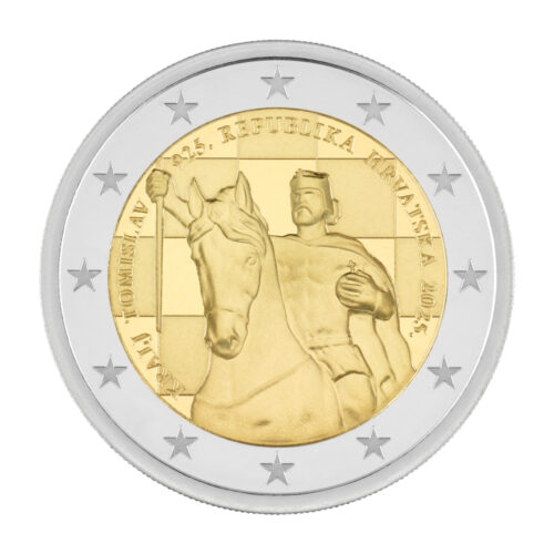 Commemorative 2-euro coin “1 100th Anniversary of the Croatian Kingdom and the Coronation of King Tomislav” 2025