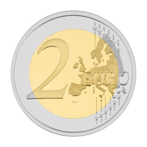 Commemorative 2-euro coin “1 100th Anniversary of the Croatian Kingdom and the Coronation of King Tomislav” 2025.