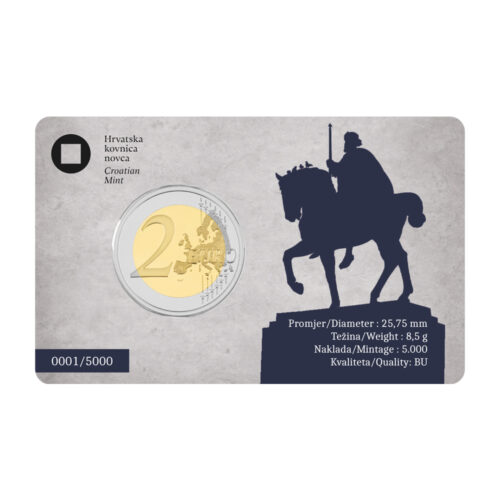 Commemorative 2-euro coin “1 100th Anniversary of the Croatian Kingdom and the Coronation of King Tomislav” 2025