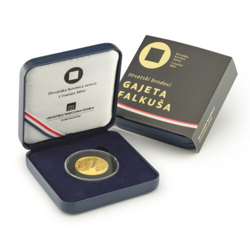 1 ounce gold coin "Gajeta Falkuša"