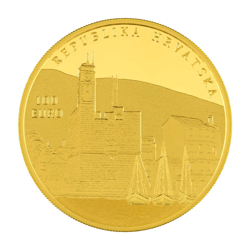1 ounce gold coin "Gajeta Falkuša"