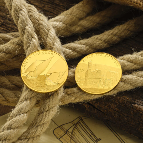 1 ounce gold coin "Gajeta Falkuša"