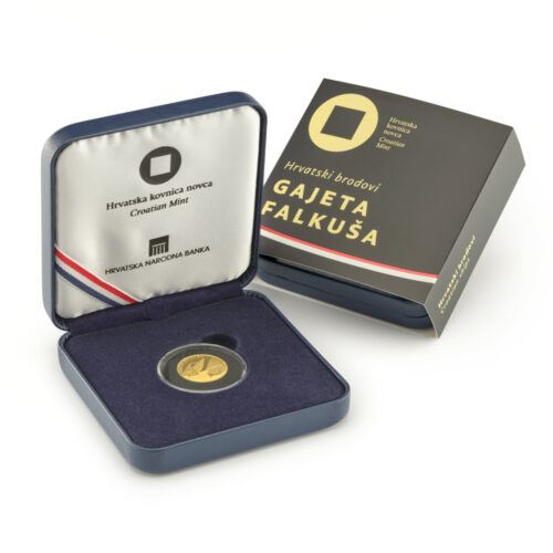 1/4 ounce gold coin "Gajeta Falkuša"