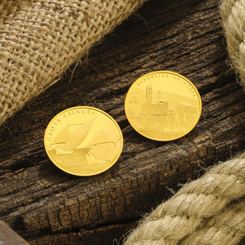 1/4 ounce gold coin "Gajeta Falkuša"