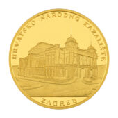 Zlatna medalja "Hrvatsko narodno kazalište u Zagrebu" 1/4 unce