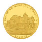 Zlatna medalja "Hrvatsko narodno kazalište u Zagrebu" 1/8 unce