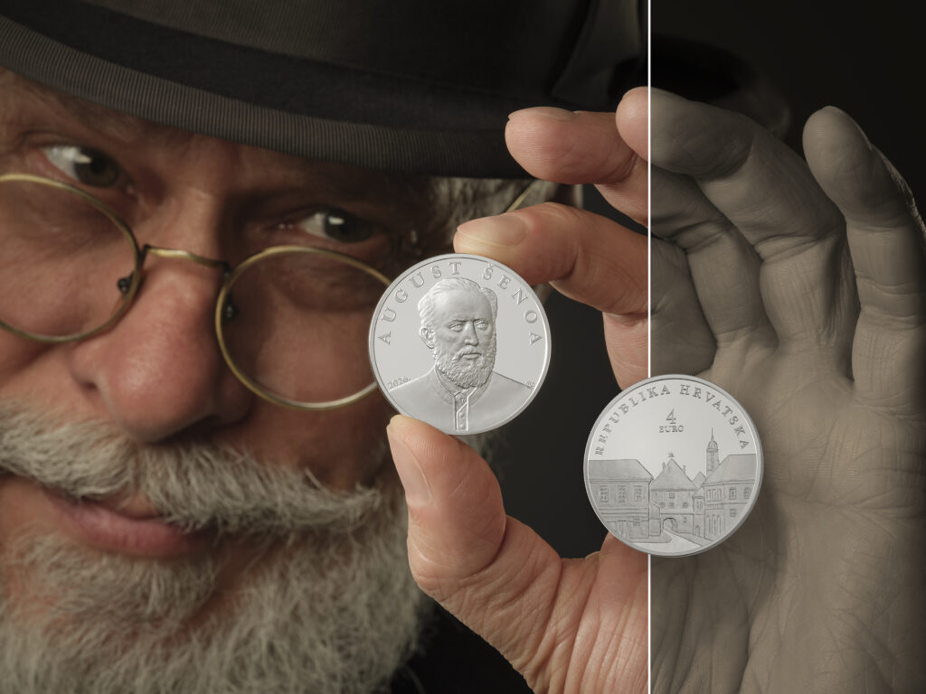 1 ounce silver coin "August Šenoa"
